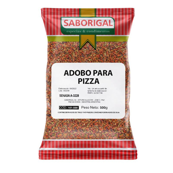 Saborigal Pizza Seasoning Spice Blend, 500 g / 17.64 oz ea (10 count)