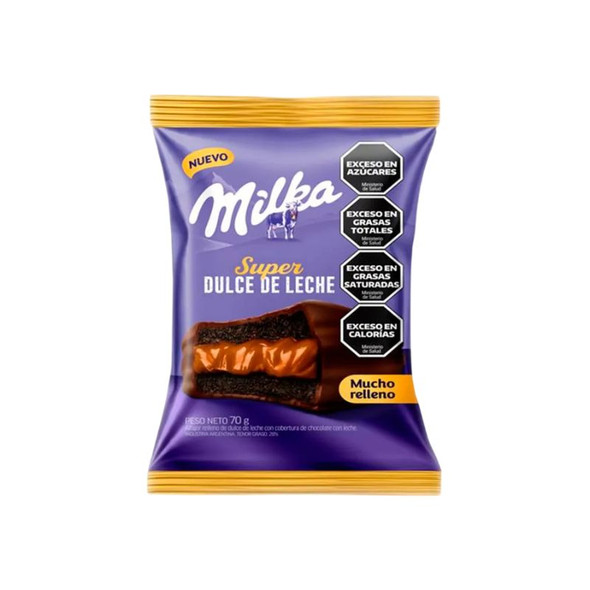 Milka Super Dulce de Leche Alfajor with Milk Chocolate, 70 g / 2.47 oz ea (36 count)