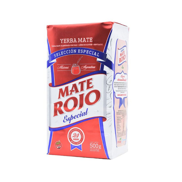 Mate Rojo Special Selection Yerba Mate from Misiones Argentina, 500 g / 1.1 lb ea (10 count)