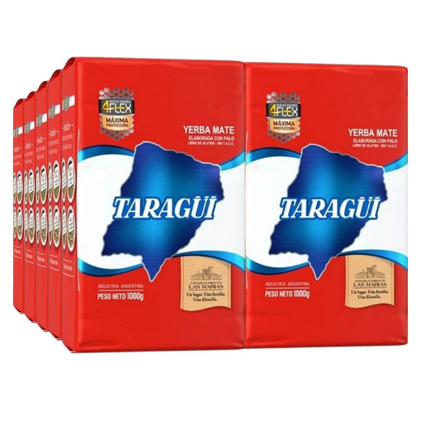 Taragüi Classic Yerba Mate With Stems, 1 kg / 2.2 lb ea (10 count) Taragüi Classic Yerba Mate With Stems, 1 kg / 2.2 lb ea (10 count)