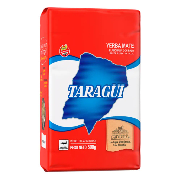 Taragüi Classic Yerba Mate With Stems Wholesale, 500 g / 1.1 lb ea (10 Count)