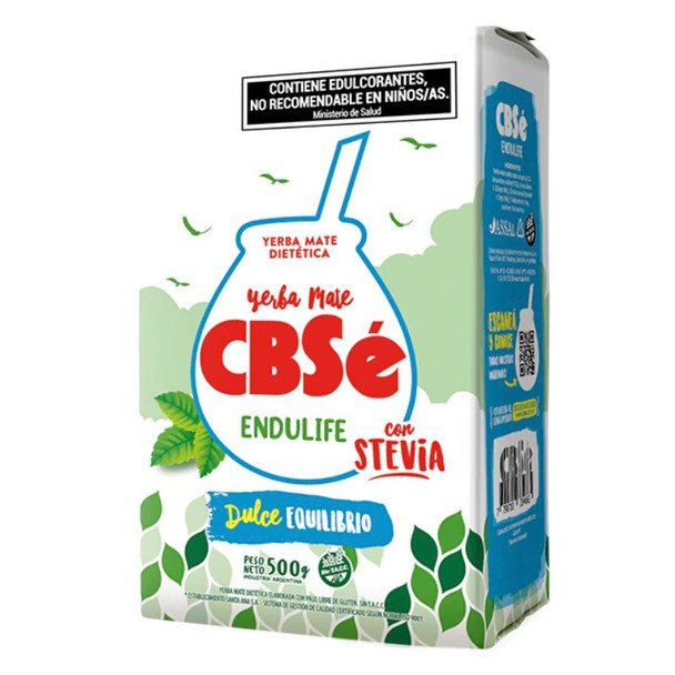 CBSé Endulife Light Yerba Mate with Stevia, 500 g / 1.1 lb ea (12 count) CBSé Endulife Light Yerba Mate with Stevia, 500 g / 1.1 lb ea (12 count)