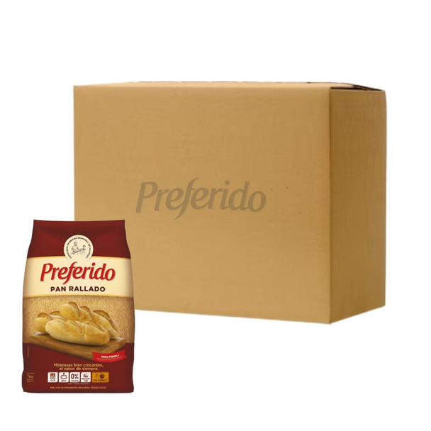 Preferido Bread Crumbs - Crunchy Texture for Perfect Coatings, 1 kg / 2.2 lb (9 count)