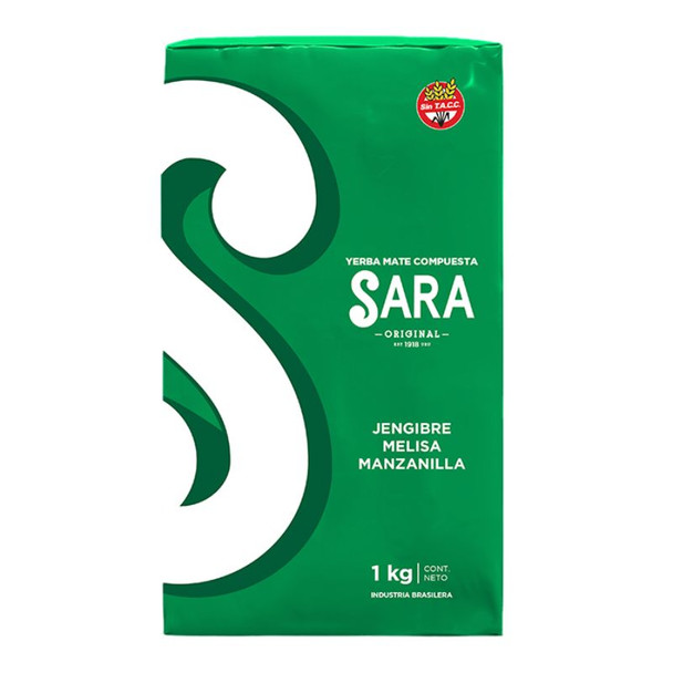 Sara Yerba Mate Compuesta With Herbs & Digestive Properties, 1 kg / 2.2 lb ea (10 count) Sara Yerba Mate Compuesta With Herbs & Digestive Properties, 1 kg / 2.2 lb ea (10 count)