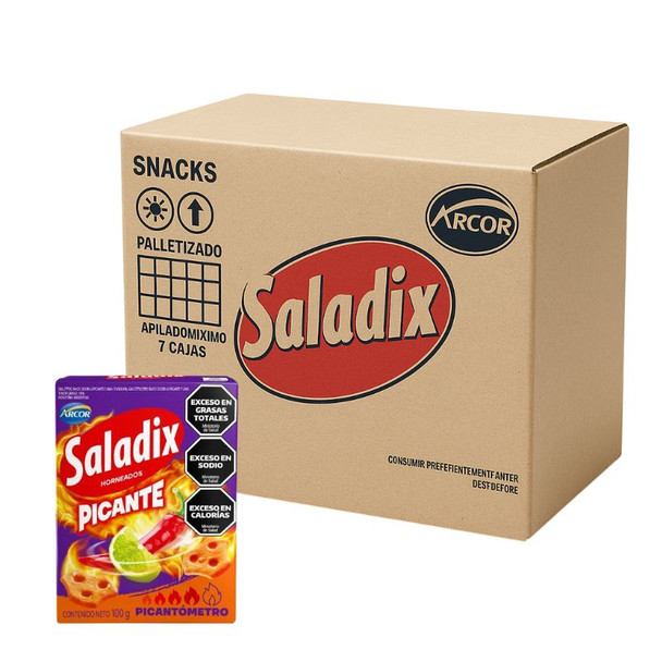 Saladix Baked Snacks - Spicy Fire Chili & Lime Flavor, 100 g / 3.5 oz ea (24 count) Saladix Baked Snacks - Spicy Fire Chili & Lime Flavor, 100 g / 3.5 oz ea (24 count)