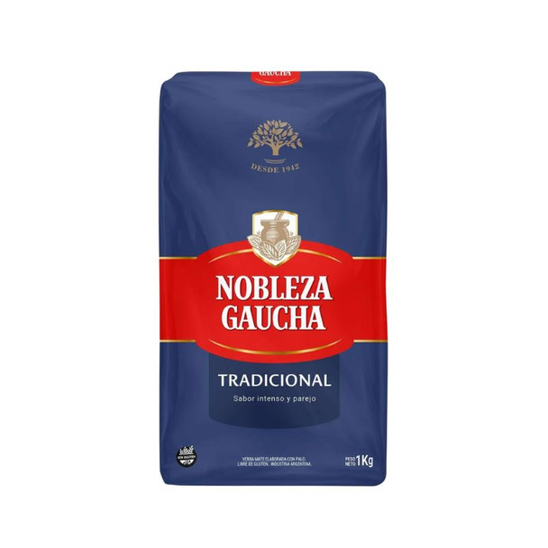 Nobleza Gaucha Yerba Mate Traditional Selection, 1 kg / 2.2 lb ea (6 count)