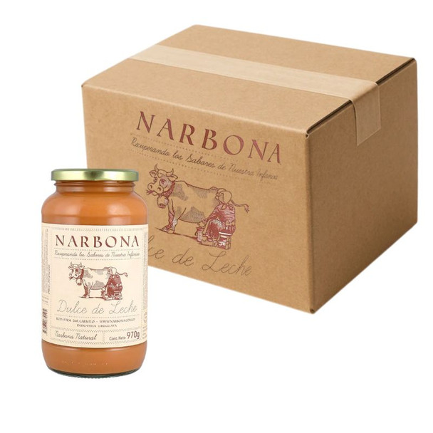 Narbona Gluten Free Dulce de Leche No Additives or Preservatives, 970 g / 34.21 oz ea (12 count) Narbona Gluten Free Dulce de Leche No Additives or Preservatives, 970 g / 34.21 oz ea (12 count)