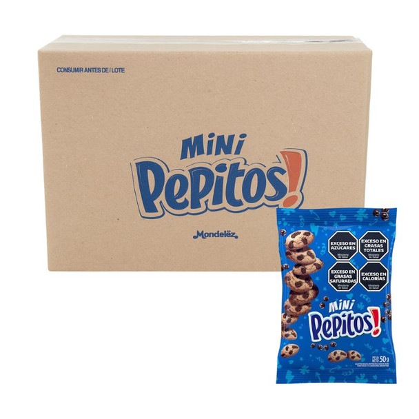 Mini Pepitos Chips Ahoy! Cookies with Chocolate Chips, 50 g / 1.76 oz ea (54 count)