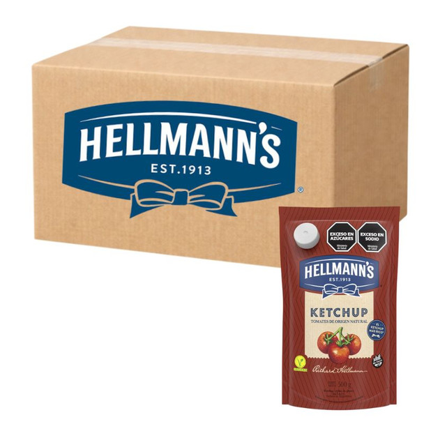 Hellmanns Ketchup Pouch, 500 g / 17.6 oz ea (15 count)