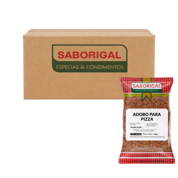 Saborigal Pizza Seasoning Spice Blend, 500 g / 17.64 oz ea (10 count)