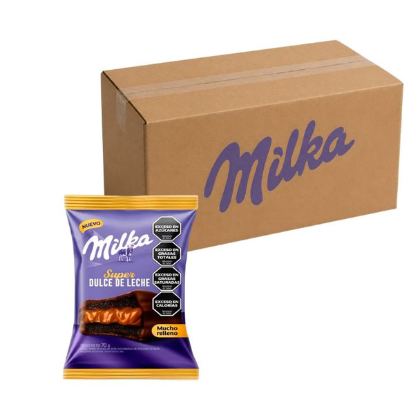 Milka Super Dulce de Leche Alfajor with Milk Chocolate, 70 g / 2.47 oz ea (36 count)