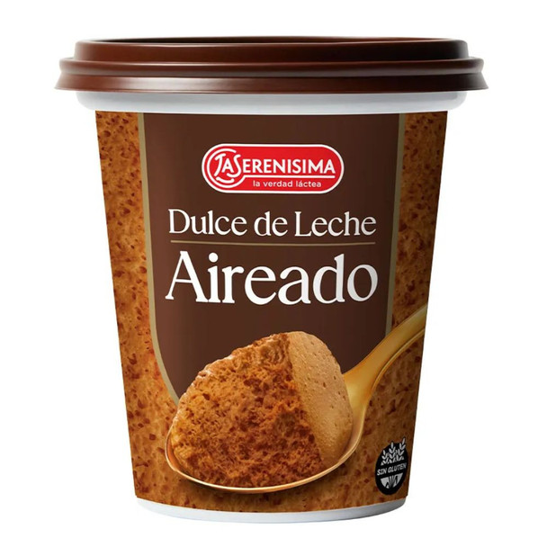 La Serenísima Aireado Dulce de Leche, 300 g / 10.6 oz each bin (12 total bins)