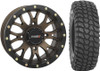 Tucker Rocky Combo - Wheel 14x7, 52, 4/110, Bronze or Tire 28x10-14, Radial, 8 Ply, Non-Directional