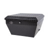 Rocky Mountain Polaris RZR 800 Ryfab Aluminum Cargo Box with Top Rack, Black