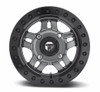 Octane Ridge 2014-21 RZR XP 1000 / XP Turbo / S 1000 / XP Turbo S models - 12mm Lugs Fuel Anza D918 Matte Gunmetal Beadlock Wheels Fuel Gripper R or T Tires