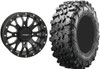 Tucker Rocky Combo - Wheel 14x7, 52, 4/137, Matte Black or Tire 28x10-14, Radial, 8 Ply, Non-Directional