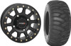 Tucker Rocky Combo - Wheel 14x7, 52, 4/156, Matte Black or Tire 30x10-14, Bias, Right, 2 Ply, Directional