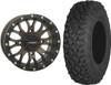Tucker Rocky Combo - Wheel 15x7, 61, 4/137, Bronze or Tire 33x10-15, Radial, 8 Ply, Non-Directional