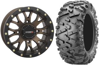 Tucker Rocky Combo - Wheel 14x7, 52, 4/110, Bronze or Tire 26x9-14, Radial, 6 Ply, Non-Directional