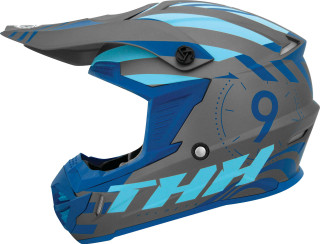 Tucker Rocky T730X Twister Helmet Grey/Blue, XL