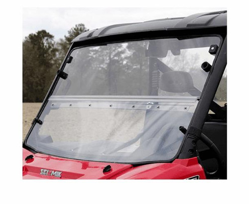Octane Ridge Seizmik Versa-Fold Polycarbonate Front Windshield - 2010-14 Mid Size Polaris Ranger 400 or 500 or 570 or 800 or EV Octane Ridge Seizmik Versa-Fold Polycarbonate Front Windshield - 2010-14 Mid Size Polaris Ranger 400 or 500 or 570 or 800 or EV