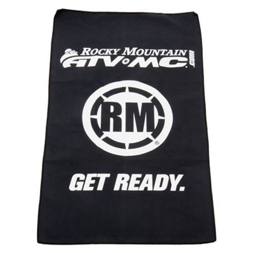 Rocky Mountain ATV/MC Logo Cooling Towel Black