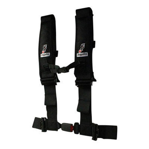Rocky Mountain Honda Talon X/R 2019-2021 - Dragonfire Racing 4-Point Safety Harness with Automotive Buckle 3 Driver Side Black Rocky Mountain Honda Talon X/R 2019-2021 - Dragonfire Racing 4-Point Safety Harness with Automotive Buckle 3 Driver Side Black
