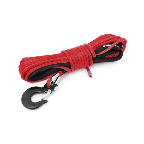 Highlifter Red 1/4in Synthetic Winch Rope or UTV, ATV