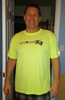 MEN'S Short Sleeve New Balance Tech Shirt (Safety Yellow) Map Back