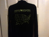 Ladies BLACK Club Running Jacket - MAP Back