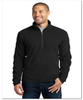 This is just the model pic. The fleece zips have logo on front and map  design with logo on back.