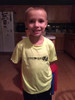YOUTH New Balance Short Sleeve Tech Shirts with Map on Back