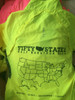 Neon Safety Yellow OGIO Endurance Club Running Jacket with MAP BACK design