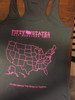 Competitor Racerback Tank Sport Tek Ladies Dark Grey with Pink