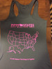 Competitor Racerback Tank Sport Tek Ladies Dark Grey with Pink