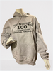 100 Half Marathons FINISHER CHAMPION Hoodie Sweatshirt Grey