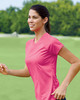 Women's Champion 100 Half Finisher Short Sleeve Tech Shirt Hot Pink