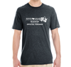 Men's Heathered Black 50 States ENDURANCE FINISHER T-shirt Jerzees Tri-Blend Short Sleeve