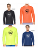 eXpert Men’s Pk maX™ Long Sleeve Club Round Front Logo with Map Back