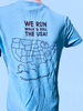 eXpert Women’s Oxymesh™ Short Sleeve V-NECK Club Runners Logo with Map Back
