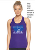 eXpert Women’s Pk maX™ Racerback Club Runners Logo with Map Back