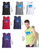 eXpert Men’s Oxymesh™ Sleeveless Tank Club Runners Logo with Map Back