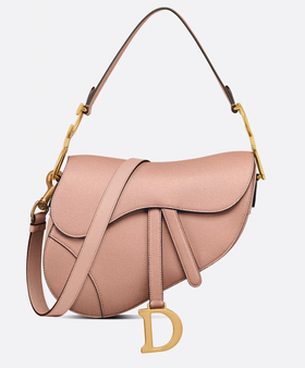 Blush Saddle Bag with Strap