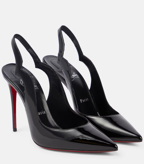 Hot Chick leather slingback pumps