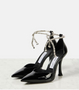 Stevie 100 embellished patent leather pumps