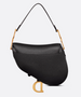 Black Saddle Bag with Strap