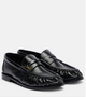 Leather penny loafers