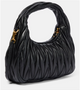 Miu Wander matelassé leather shoulder bag
