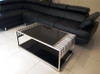 Stainless steel  tempered glass coffee  table