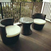 Stackable Outdoor Vast chair & table set